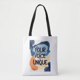 Deine Stimme ist einzigartig Tasche