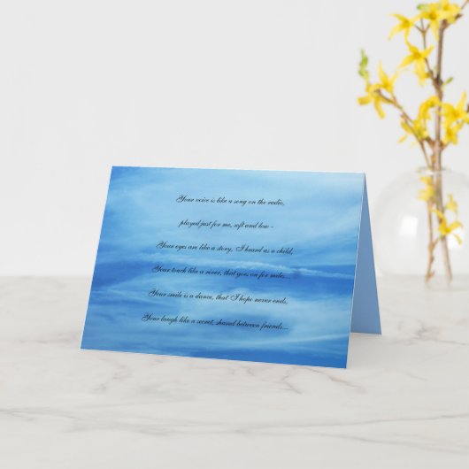 Deine Stimme... Karte (Gelbe Blume)