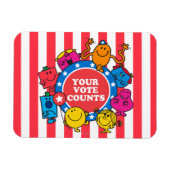 Deine Stimme zählt! Magnet (Horizontal)