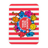 Deine Stimme zählt! Magnet (Vertikal)