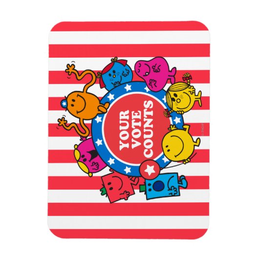 Deine Stimme zählt! Magnet (Vertikal)