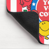 Deine Stimme zählt! Mousepad (Ecke)