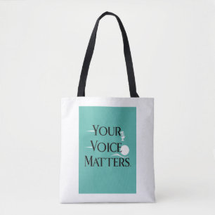 Deine Stimme zählt Option 2 Tasche