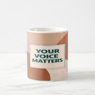 Deine Stimme zählt Option 3 Kaffeetasse
