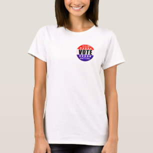 Deine Stimme zählt Rot Weiß und Blau Patriotisch T-Shirt