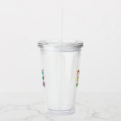 "Deine Stimme zählt" Stolz lgbtq lgbt Regenbogenfa Acryltrinkbecher (Rechts)