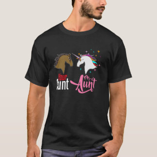 Deine Tante Meine Tante Einhorn Familie Tantchen N T-Shirt