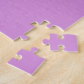 Deine überlappenden Initialen | Moderne rosa Geome Puzzle (Seite)