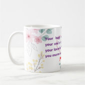 Deine Umarmungen sind die wärmsten, dein Lächeln i Kaffeetasse (Links)