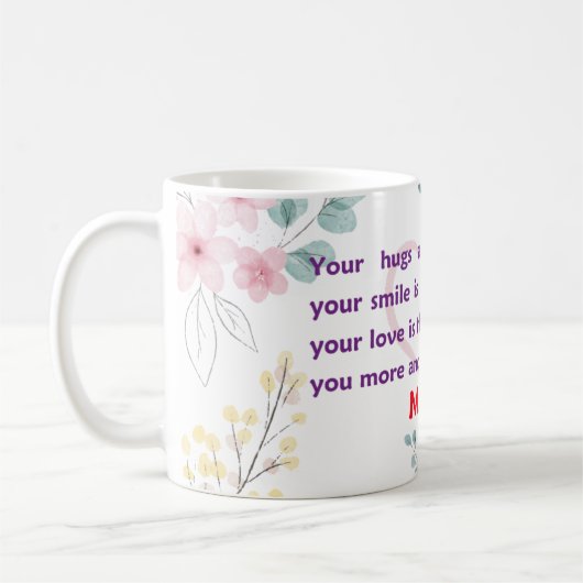 Deine Umarmungen sind die wärmsten, dein Lächeln i Kaffeetasse (Links)