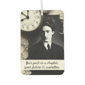 Deine Vergangenheit ist ein Kapitel, deine Zukunft Autolufterfrischer (Vorderseite)