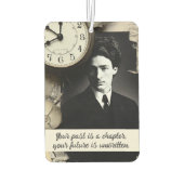 Deine Vergangenheit ist ein Kapitel, deine Zukunft Autolufterfrischer (Rückseite)