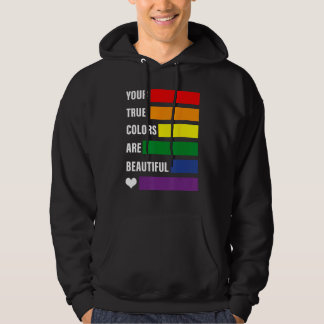 Deine wahren Farben sind schön Pride Monat lgbtq s Hoodie