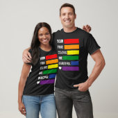 Deine wahren Farben sind wunderschöner Pride-Monat T-Shirt (Unisex)