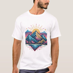 Deine Welle trendy modernes Design T-Shirt