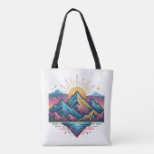 Deine Welle trendy modernes Design Tasche (Rückseite)