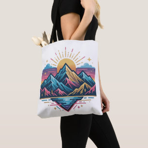 Deine Welle trendy modernes Design Tasche