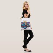 Deine Welle trendy modernes Design Tasche (Am Model)
