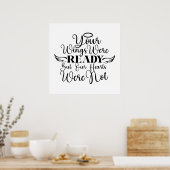 Deine Wesen waren fertig Poster (Küche)