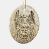 Deine Wings waren bereit, unsere Herzen waren nich Keramik Ornament (Rechts)