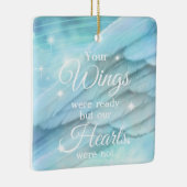 Deine Wings waren bereit, unsere Herzen waren nich Keramikornament (Rechts)