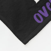 Deine Worte beeinflussen Lila Multifunktionsleiste Fleecedecke (Ecke)