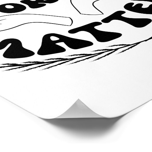 Deine Worte sind wichtig Sweatshirt, Sprache Poster (Ecke)