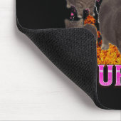 Deine Zehen Lustige Katze Meme Bootleg Grafik Männ Mousepad (Ecke)