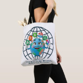 Deine Zukunft Deine Schritte Tag der Erde Tasche (Von Nahem)