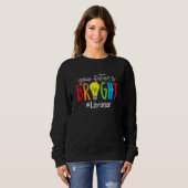 Deine Zukunft ist hell Bibliothekar Sweatshirt (Vorne ganz)