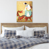 Deinen Drachen füttern Leinwanddruck (Insitu (Schlafzimmer))