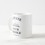Deinen Verstand anregen Kaffeetasse (Vorderseite Links)