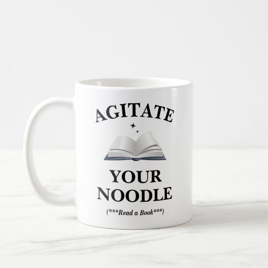 Deinen Verstand anregen Kaffeetasse (Links)