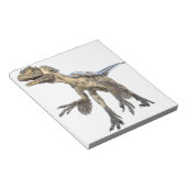 Deinonychus dinosaurier notizblock (angewinkelt)
