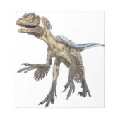 Deinonychus dinosaurier notizblock (Vorderseite)