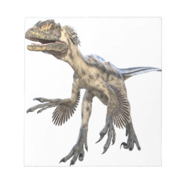 Deinonychus dinosaurier notizblock