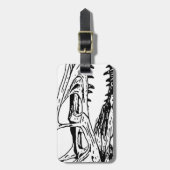 Deinonychus Gepäckanhänger (Vorderseite vertikal)