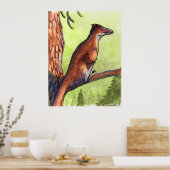 Deinonychus in einem Tree Poster (Küche)