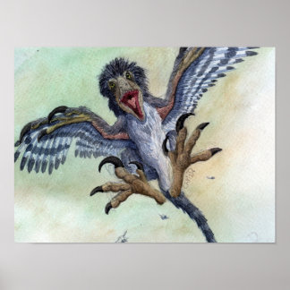 Deinonychus Print Poster
