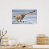 Deinonychus Sushi Print Poster (Küche)