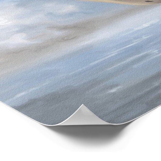 Deinonychus Sushi Print Poster (Ecke)