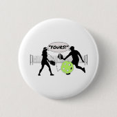 "Deins!" Pickleball Doubles Button (Vorderseite)