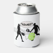 "Deins!" Pickleball Doubles Dosenkühler (Kanne Rückseite)