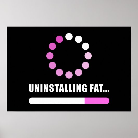 Deinstallation von Fett: Fitness für Frauen mit Ge Poster (Vorne)