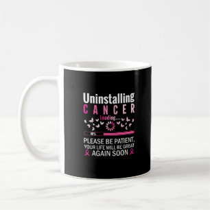 Deinstallation von Krebs, die Brustkrebs in Bewuss Kaffeetasse
