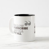 Deinstallieren, Abbestellen, Deinstallieren, Tasse (Vorderseite Links)