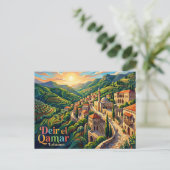 Deir el Qamar Libanon Postkarte (Stehend Vorderseite)
