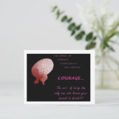 Deirdres Logo-Zeile Postkarte (Stehend Vorderseite)