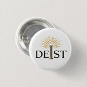 Deist - Deism Enlightenment Philosophy Button (Vorne & Hinten)