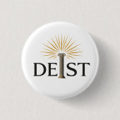 Deist - Deism Enlightenment Philosophy Button (Vorderseite)